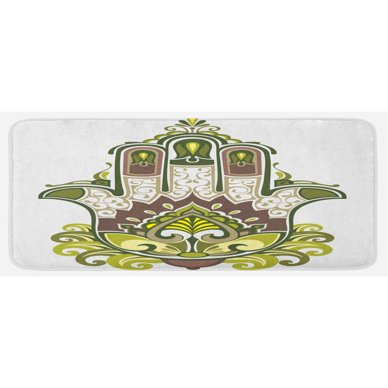 Eclectic Polyester Kitchen Mat