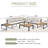 4 Piece Iron Sofa Seating Group With Table-2054228994