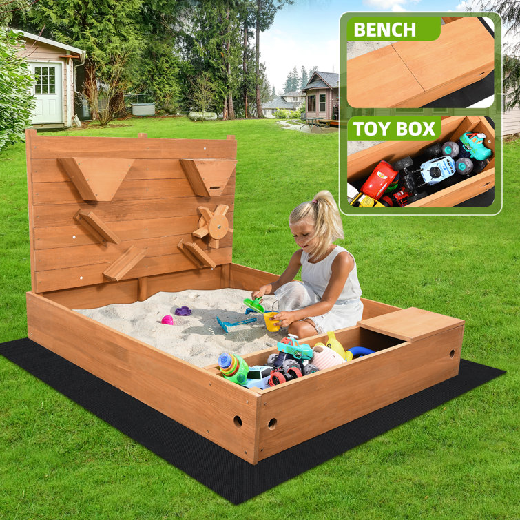 SLOOSH - Foldable Sandbox Square Buckets, 3 Pcs