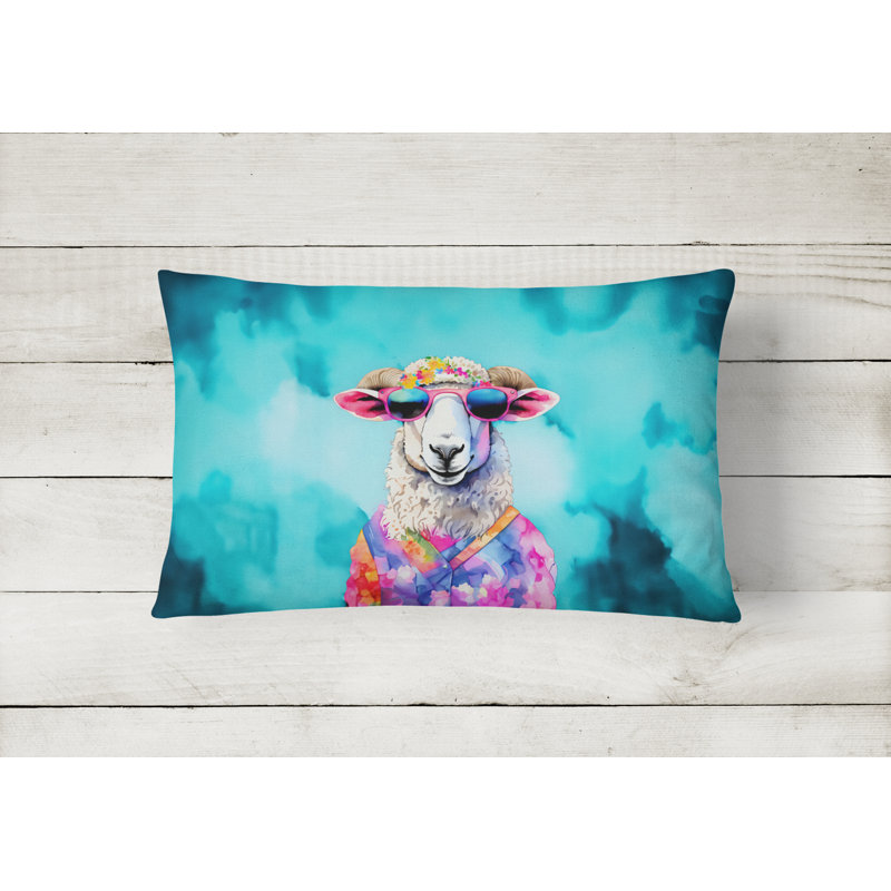 Hippie Animals Other/No Pattern Outdoor Throw Pillow
