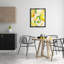 Peinture au citron moderne encadrée sur bois-1243937962-1243937964