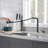 Kitchen Sink Faucet, Pull-down Kitchen Faucets with Swivel Spout, S6127PR-XX-WF-92341278
