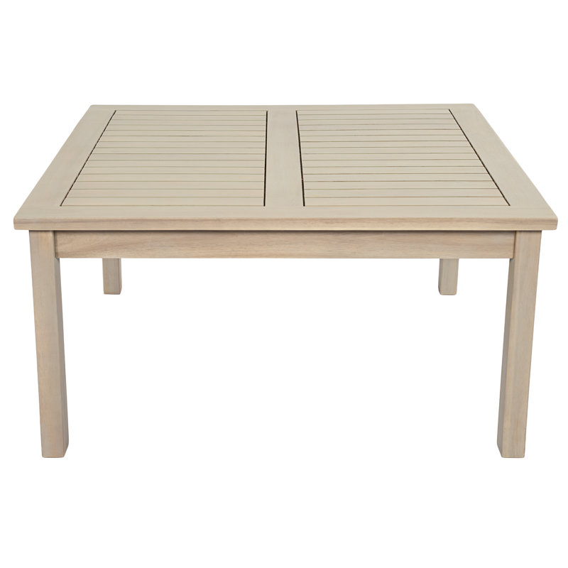 Table basse Bevelyn, Blanc clair