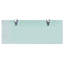 Tablette murale flottante avec supports à pince en verre trempé-873435405-873435507