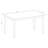 7 Piece Counter Height Dining Set Consist of a Rectangle Kitchen Table and 6 Dining Chairs, 36x60 Inch, Oak-1831484259-1750709782