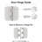 Door Hinges Brushed Nickel- 36 Pack