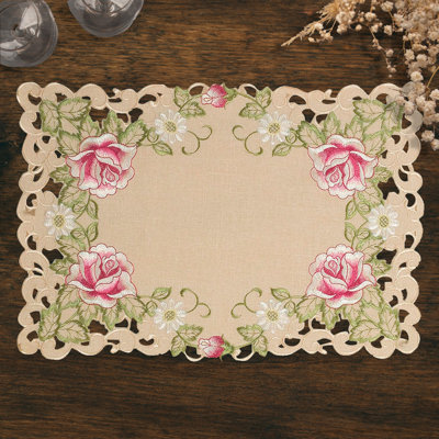 Ensemble de napperons Adda Elegant Beige