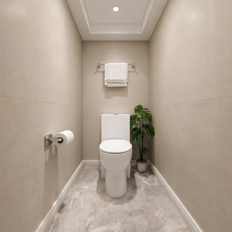 Modern One-Piece Toilet, Dual Flush 0.8/1.28 GPF, ADA Height 19", 12" Rough-In, Soft Closing Seat