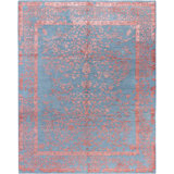 Overdyed One-of-a-Kind 8' 3" X 10' 2" Hand Knotted Area Rug