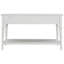 Console de style rétro classique avec trois tiroirs supérieurs et une tablette inférieure de style ouvert, une table d'entrée, une table de canapé, une table d'entrée-142597453
