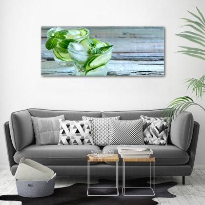 Cucumber Water - Wrapped Canvas Print