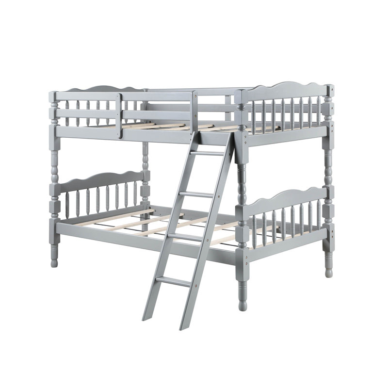 Homestead Gray Finish Twin/Twin Bunk Bed, Gris