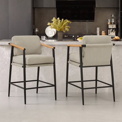 Tabouret de bar moderne rembourré