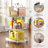 3-Tier Clear Acrylic Rolling Side Cart with Lockable Wheels – Narrow Storage Trolley for Small Spaces-2078514246