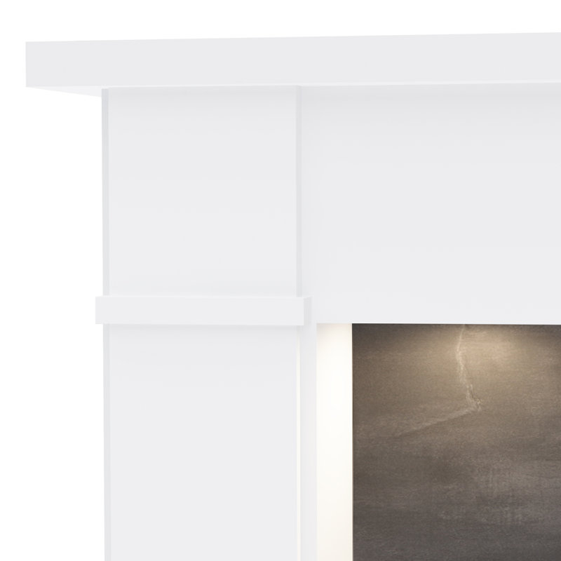 Cheshire Timber Inglenook, White