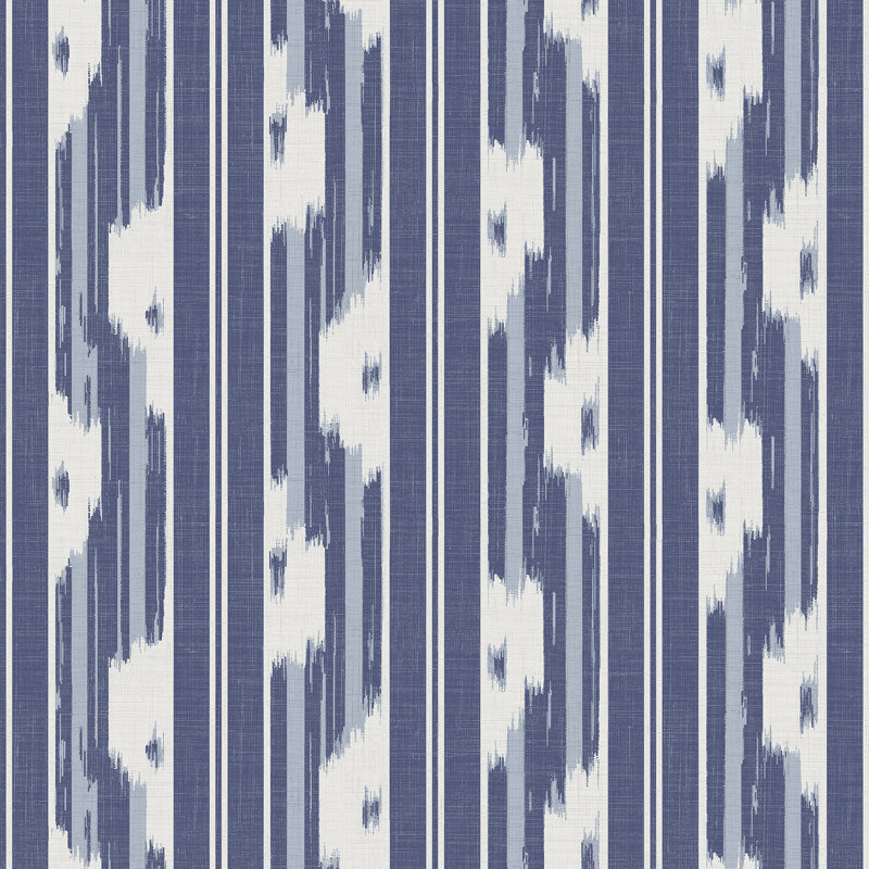 Papier peint adhésif bleu Ojai, Bleu