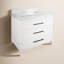 Meuble-lavabo simple 36 po avec plateau en pierre d'ingénierie Bayla-196312494