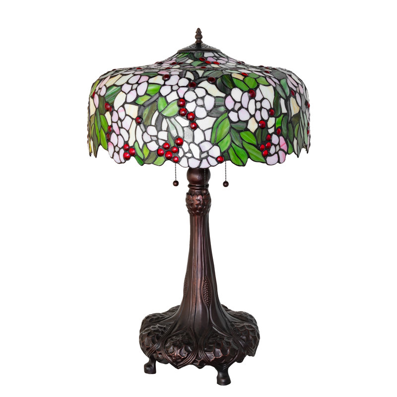 31" High Tiffany Cherry Blossom Table Lamp