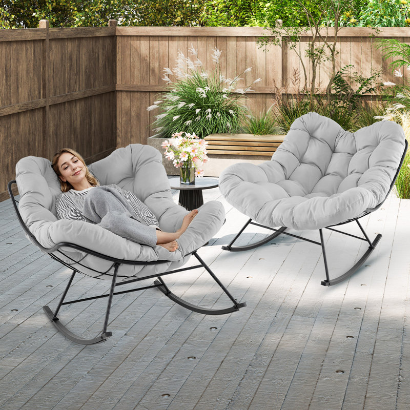 Outdoor Chair, Light Grey