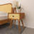 Beiro Solid Wood Nightstand-1370413557