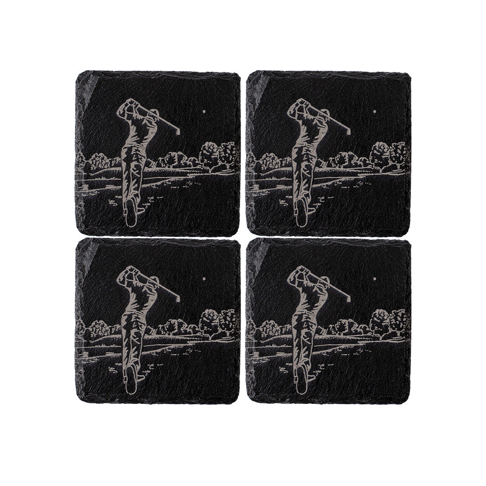 Square 4 Piece Coaster Set