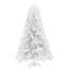 Arbre de Noël artificiel de 9 pi de hauteur, arbre de Noël non éclairé avec 2132 branches, ouverture automatique, base en acier, décoration des Fêtes pour bureau personnel, blanc-107091620