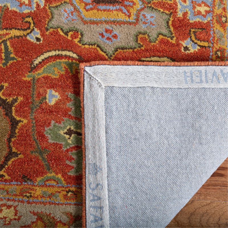 Oriental Wool Hand Woven Area Rug, Square 183cm