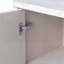 Armoire de rangement Farmhouse 4 portes avec tablettes réglables