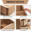 Solid Wood Desk Organiser