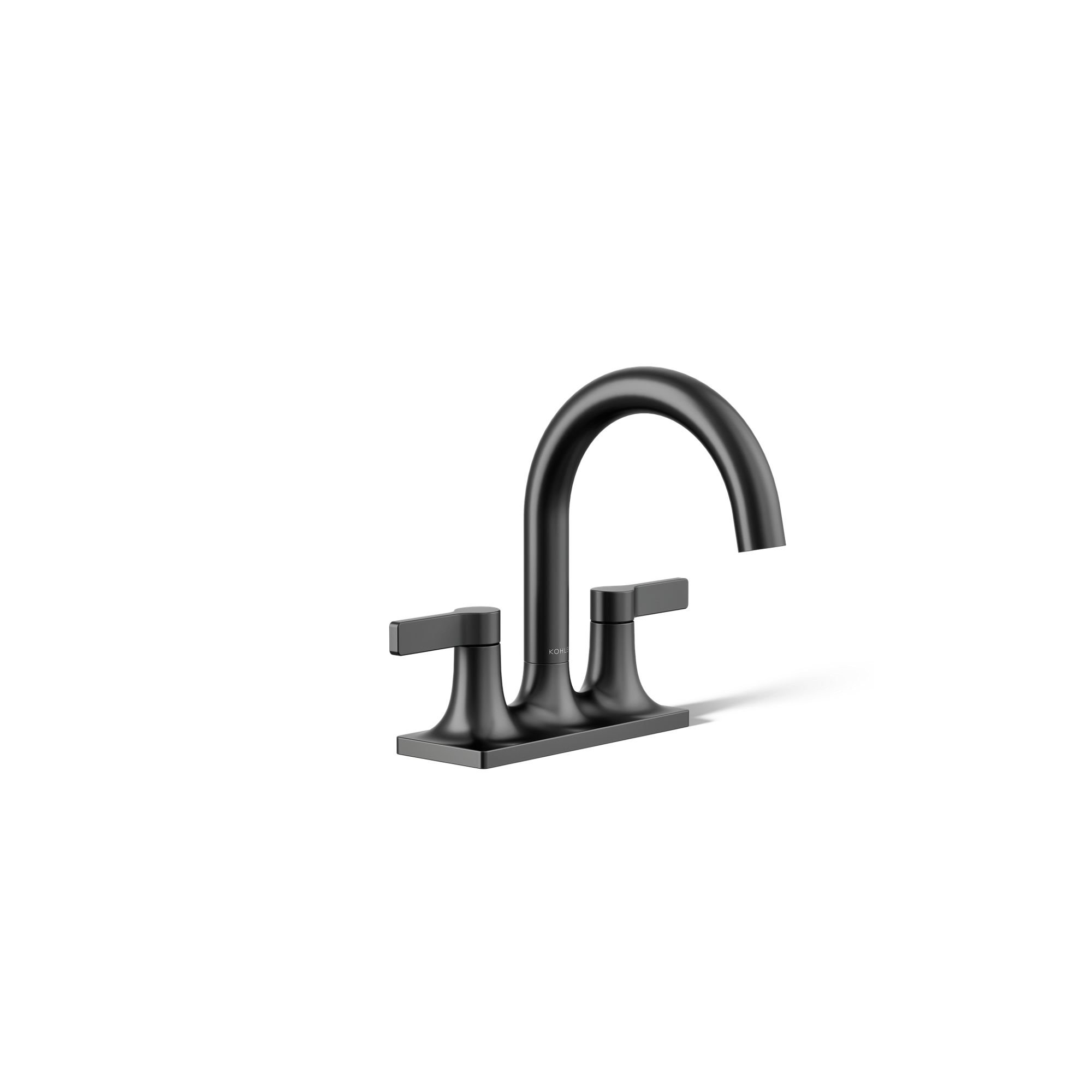 Venza Centerset Bathroom Sink Faucet 1.0 GPM, Matte Black