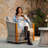Jadai Metal Swivel Patio Chair with Cushions-1750703030