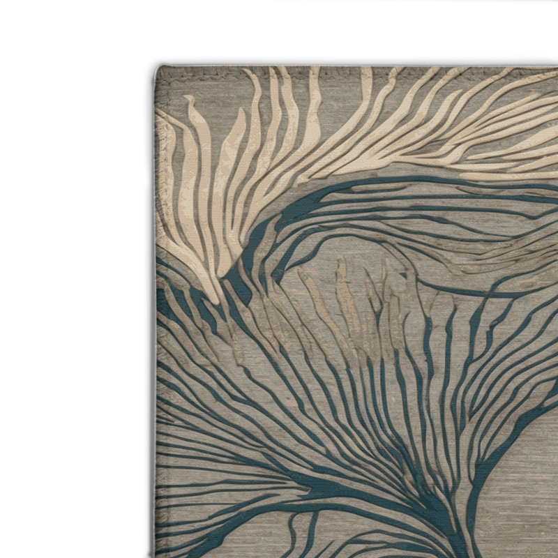 Tapis intérieur et extérieur gris Nature, Rectangulaire 2 pi x 3 pi