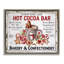 Art mural sur toile «Hot Cocoa Confectionery» par Creatif Belle