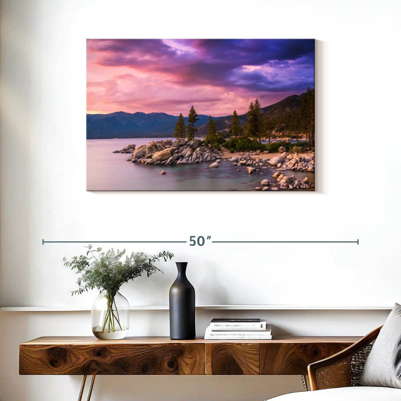 Alvord Idyllic Lake Tahoe, 24" H x 36" W