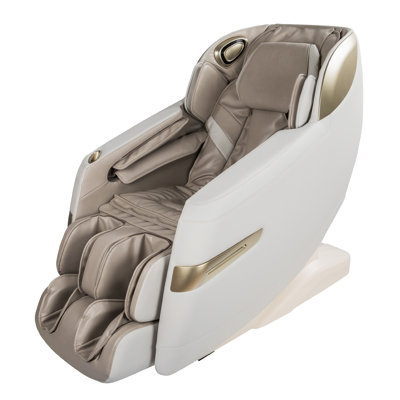 Faux Leather Power Reclining Heated Massage Chair Ottoman Included