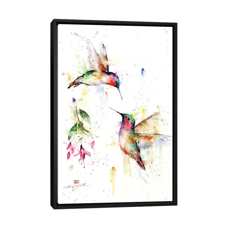 « meeting place », peinture sur toile tendue, H 26 po x l 18 po x P 1,5 po, Toile encadrée noire, Pas de tapis