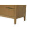 Meuble-lavabo double 84 po en teck miel-119513600