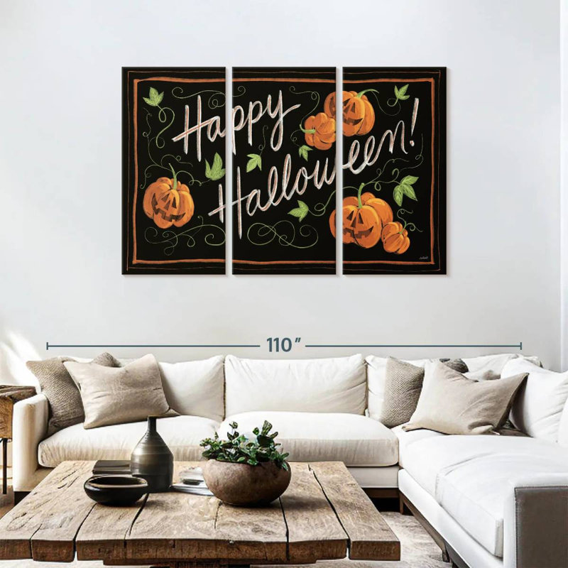 Jack O Lantern de Lelend Happy Halloween, H 48 po x l 74 po