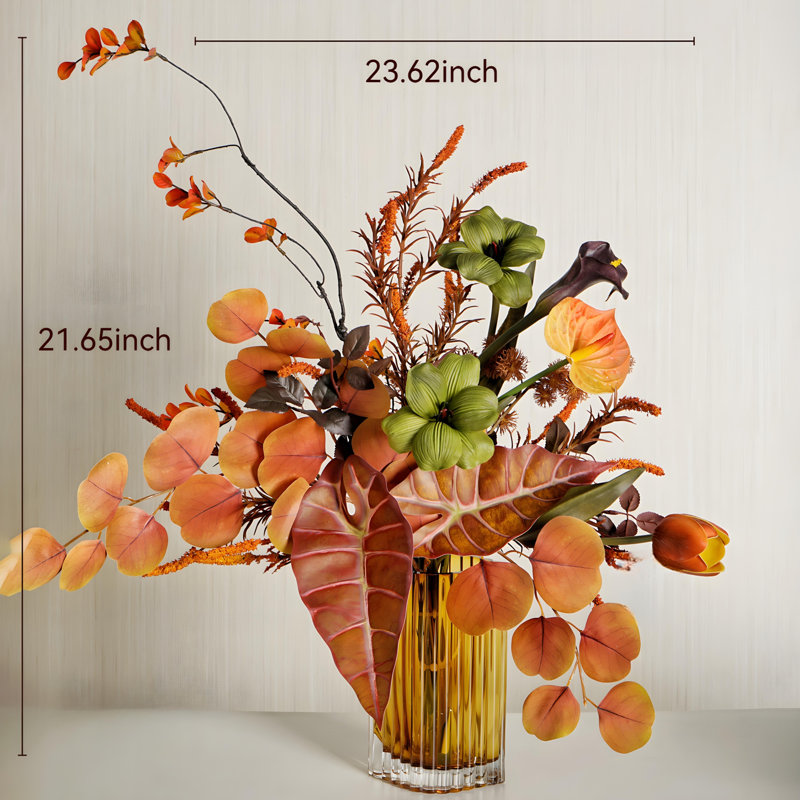 Ornements de fleurs simulées