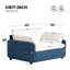 Fauteuil surdimensionné en chenille l 50 po x P 43 po x H 34 po