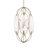 Uttermost Valencia 6 Light Glass Panel Pendant