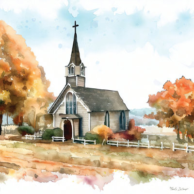 Église d'automne de campagne I