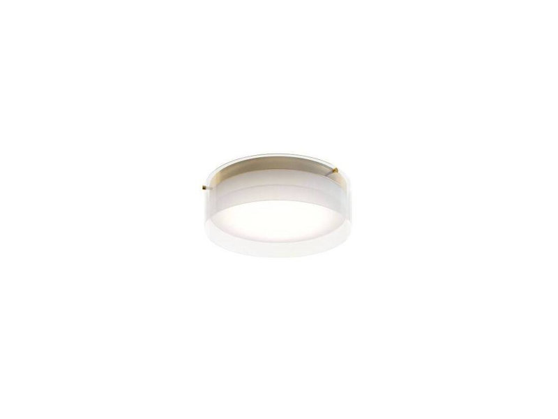 1834816E9D1641758F6611D550639EB6 Studio 12" LED Flush Mount, Adjustable Cct, Satin Brass, Satin Brass