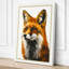 Fox Study Boho - Wrapped Canvas-1273255554-1273255565