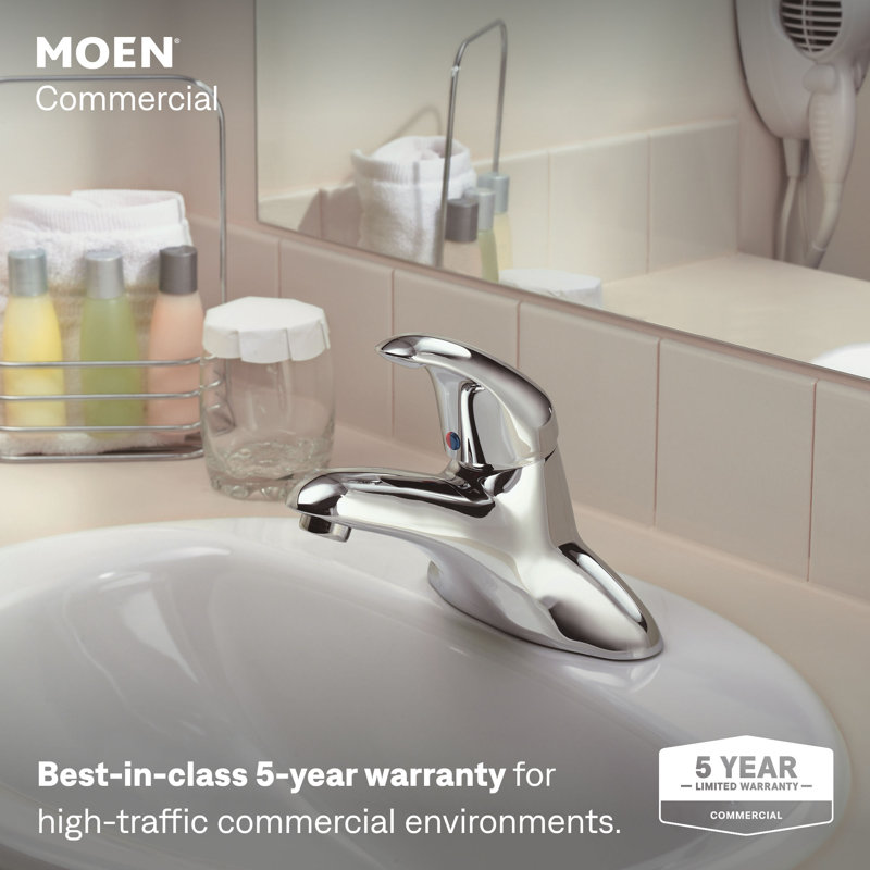 M-Dura Centerset Bathroom Faucet, Chrome