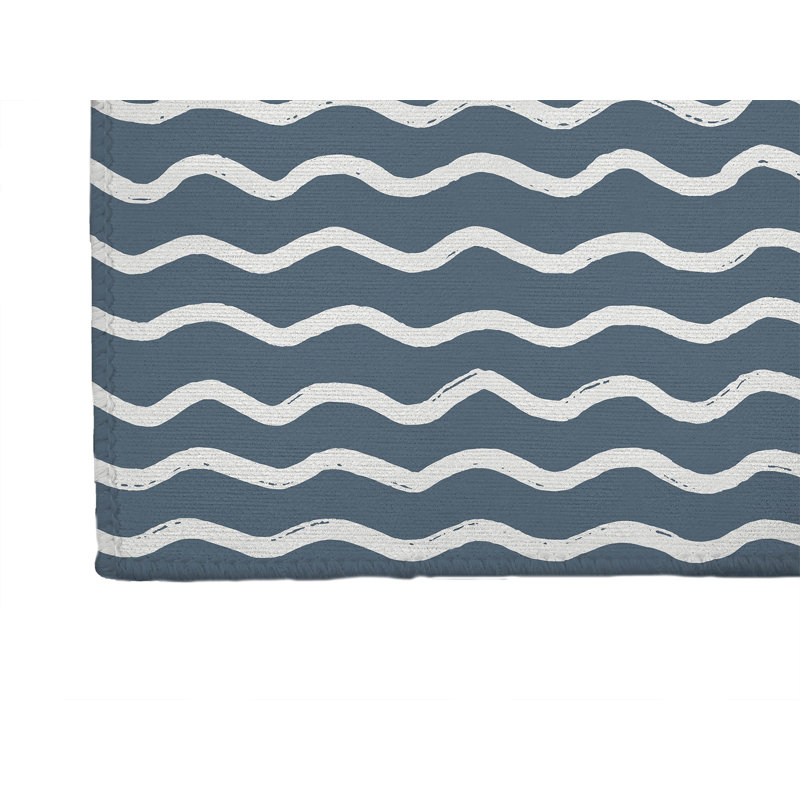 Wiggle Row Activity Mat, Blue, Rectangle 3' x 5'