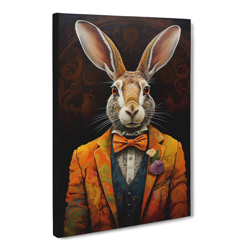 Hare Contemporary Art - Wrapped Canvas, 60cm H x 40cm W x 3cm D