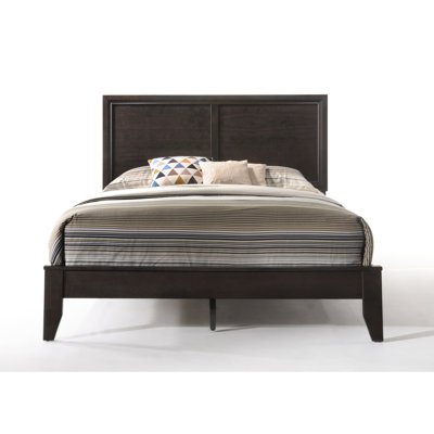 Queen Bed With Box Spring Needed - Wood Veneer And Composite Made, Rectangular Hb/Fb, Low Profile Fb For Relaxing Night In Required, Robust Construction, Headboard/, Delicate Ornament