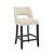 Bisto Upholstered Counter Height Bar Stool with Solid Wood legs-701354205