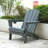 Gray Folding Chair, Dual Cup Holder, Spacious Seat And Stylish Tall For Outdoor Composite Chair With Wood Texture - Gray, Holder Dazzling-1205063264